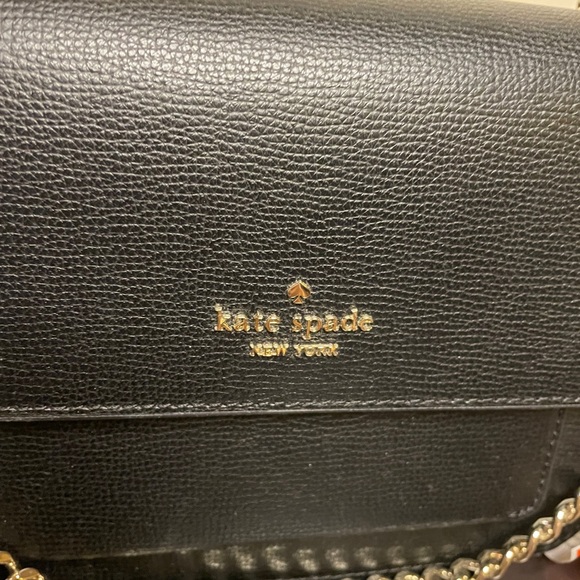 NWT Kate Spade Remi Flap Chain Crossbody Box Bag in Black - Picture 7 of 11